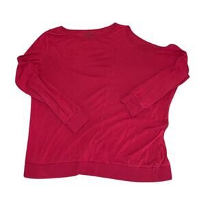 Danica Patrick Warrior Red Cold Shoulder Long Sleeve Sweatshirt Size M